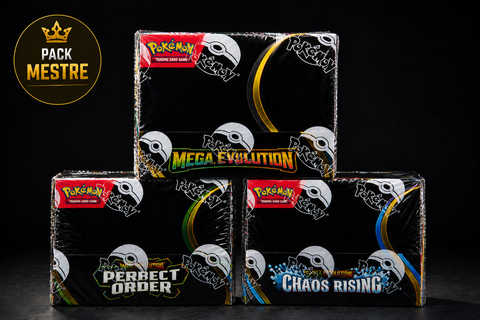 Pack Mestre Pokémon TCG | 15 Boosters + 3 Filtros Oferta