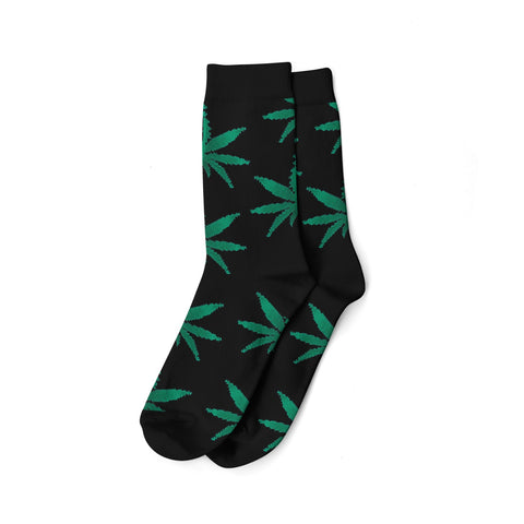 Meias Pretas/Verde 40-45