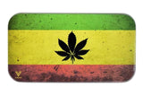 Caixa Metálica Rasta Leaf
